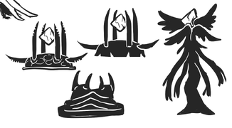 Concept art of "eldritch influence" on the Heretics' base.