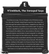 N'umbbuk's lore from the Community God Contest.