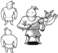 Concept art for the Executioner.